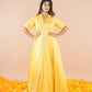 Yellow Flap Gown