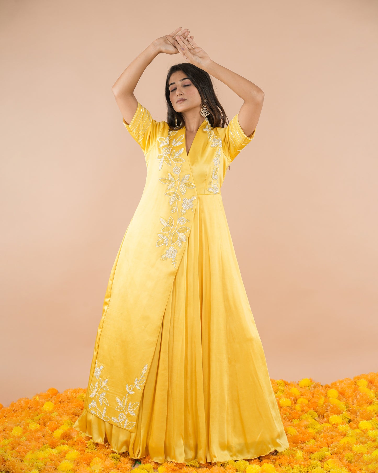 Yellow Flap Gown