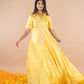 Yellow Flap Gown