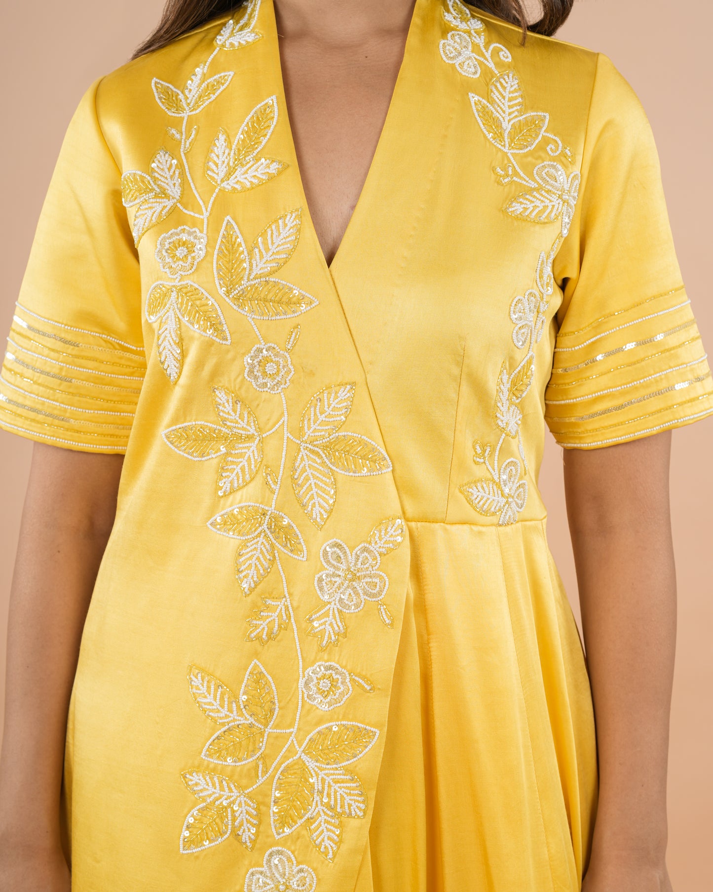 Yellow Flap Gown