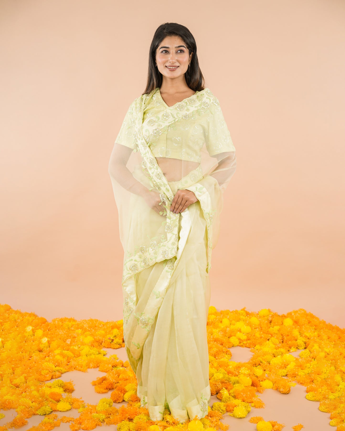 Green Gulabo Saree