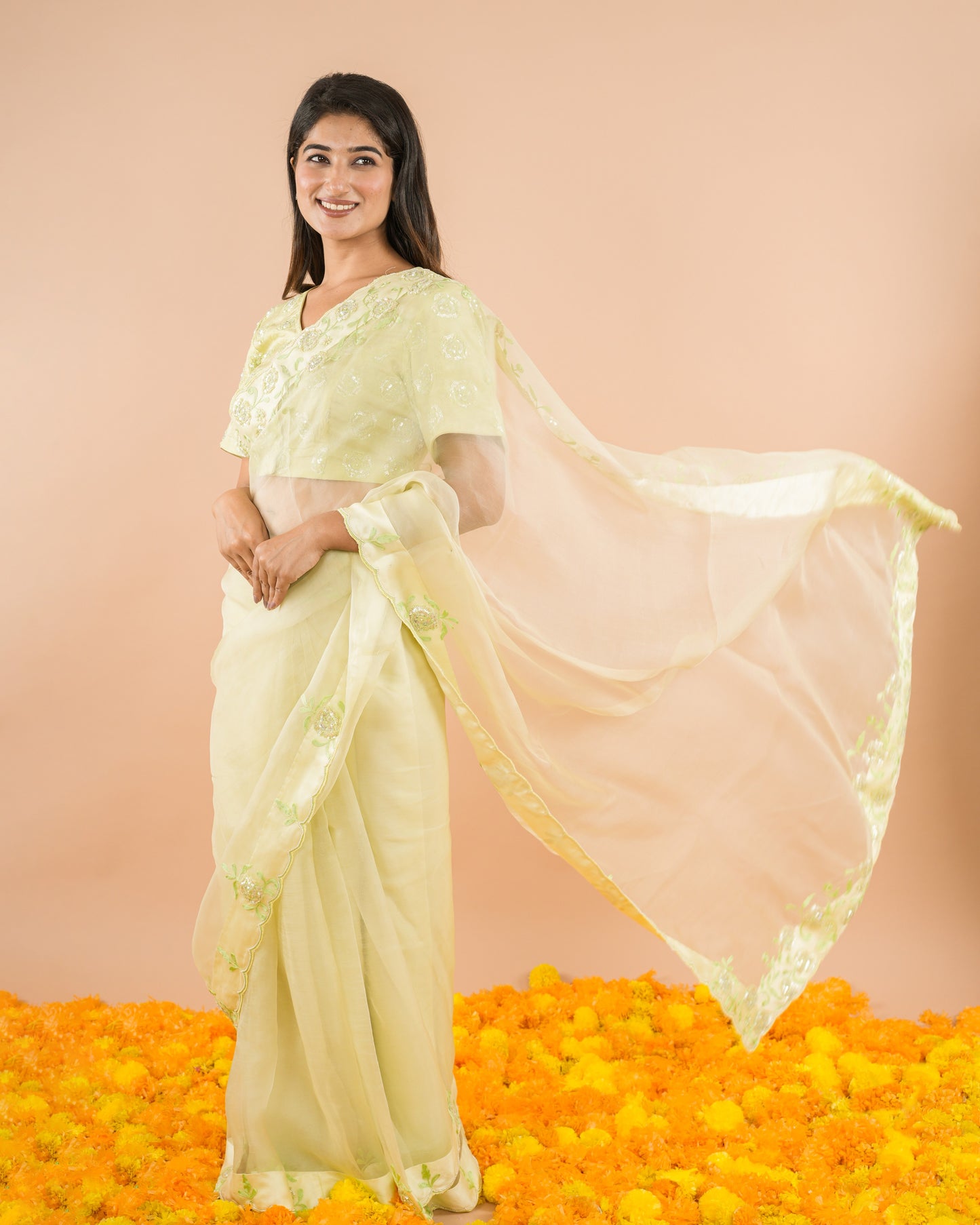 Green Gulabo Saree