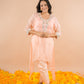 Peach Organza Set